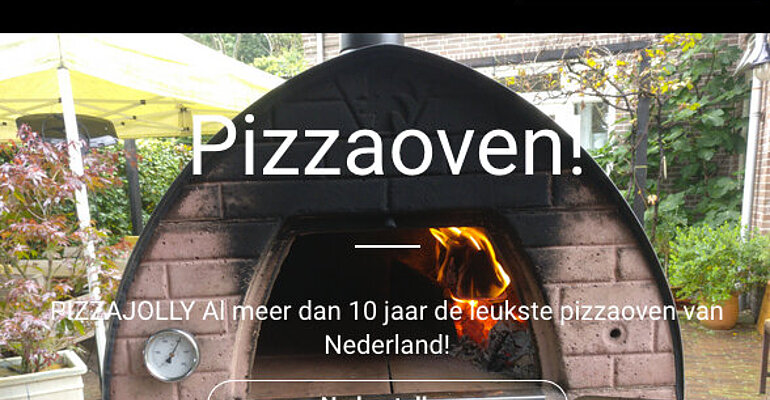 TYPO3 Website vernieuwen PIZZAJOLLY pizzaovens