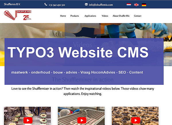 TYPO3 Website CMS HocomAdvies Marketing helpt