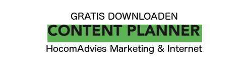 Download Content Marketing Planner HocomAdvies